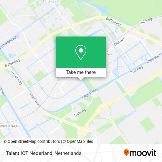 Talent ICT Nederland map