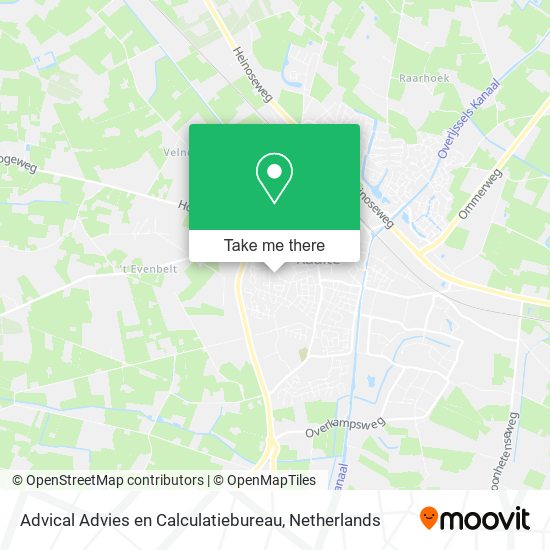 Advical Advies en Calculatiebureau map