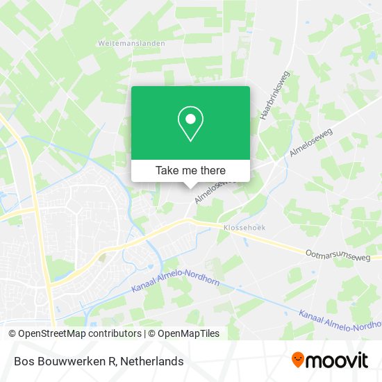 Bos Bouwwerken R map