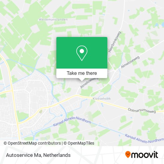 Autoservice Ma map