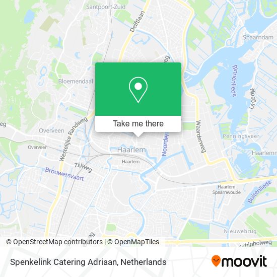 Spenkelink Catering Adriaan map