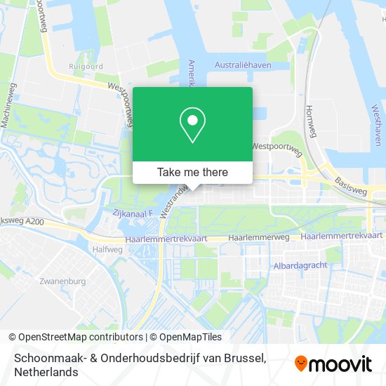 Schoonmaak- & Onderhoudsbedrijf van Brussel map