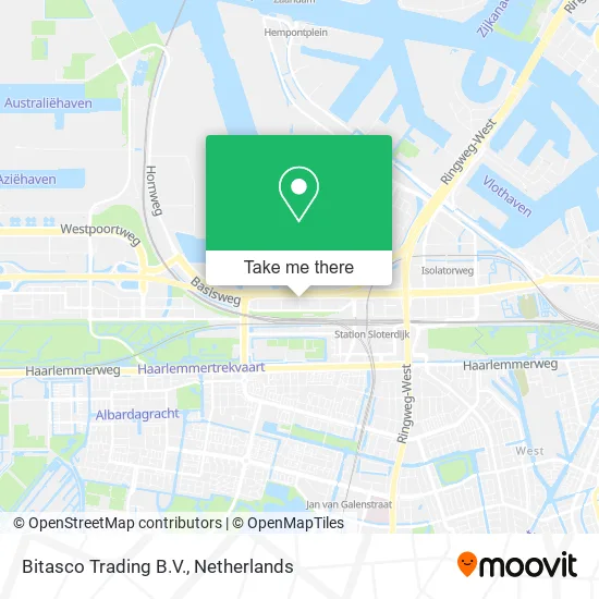 Bitasco Trading B.V. map