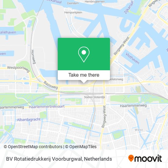 BV Rotatiedrukkerij Voorburgwal Karte