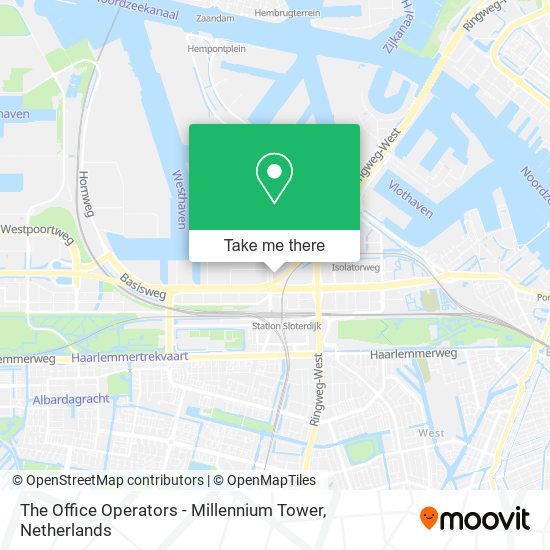 The Office Operators - Millennium Tower map