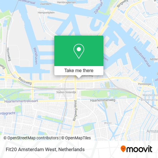 Fit20 Amsterdam West map