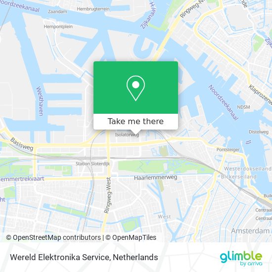 Wereld Elektronika Service map