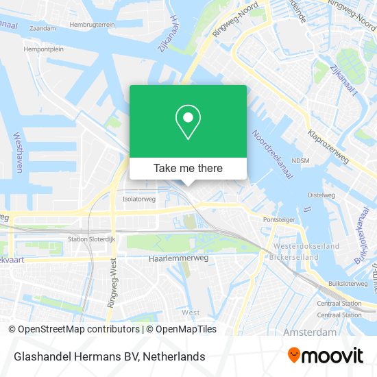 Glashandel Hermans BV map