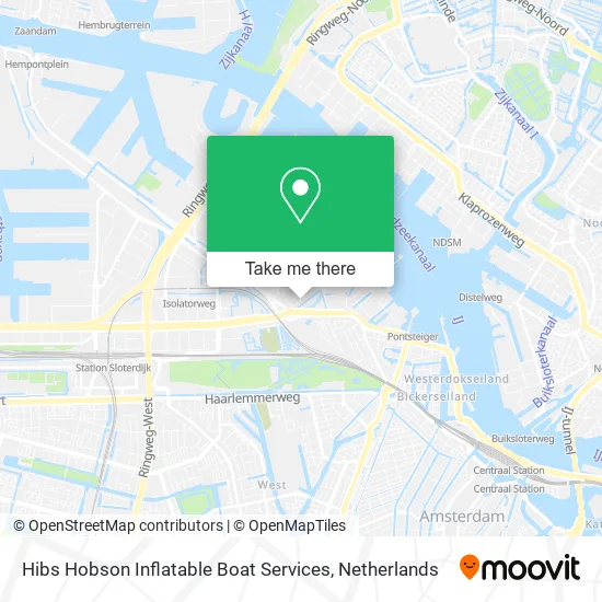 Hibs Hobson Inflatable Boat Services map