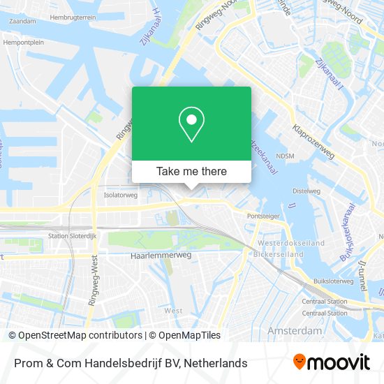 Prom & Com Handelsbedrijf BV map