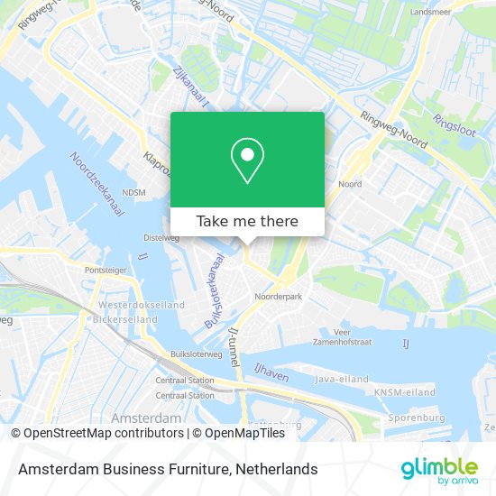 Amsterdam Business Furniture map