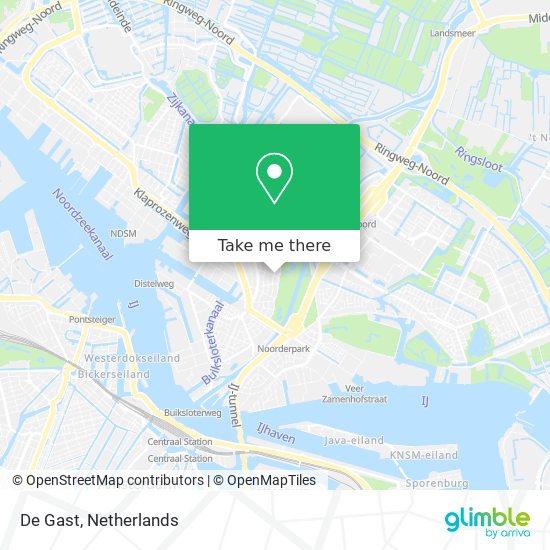 De Gast map