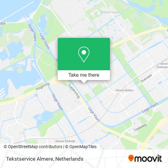 Tekstservice Almere Karte