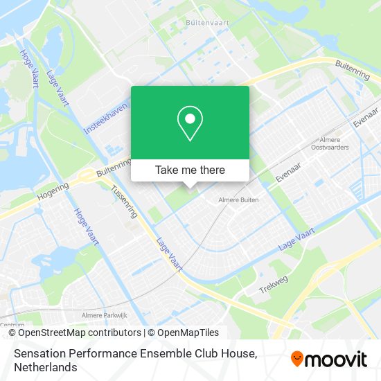 Sensation Performance Ensemble Club House map