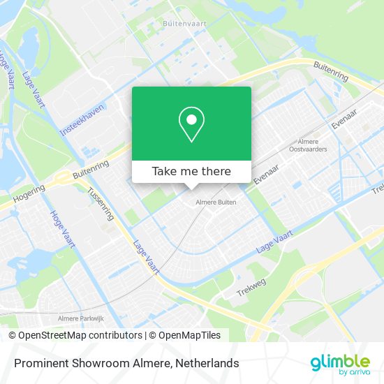 Prominent Showroom Almere map