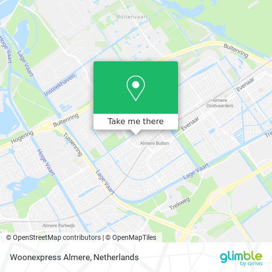 Woonexpress Almere map