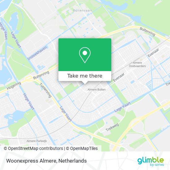 Woonexpress Almere Karte