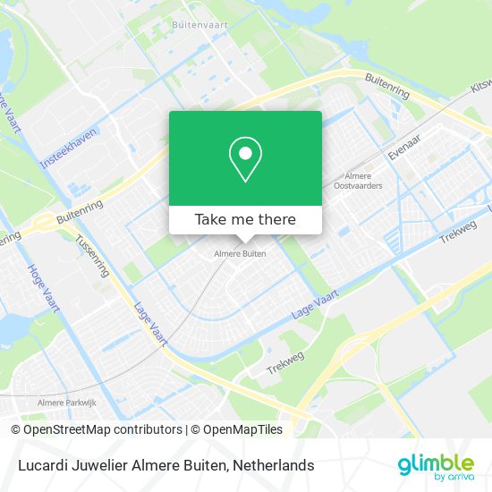 Lucardi Juwelier Almere Buiten map