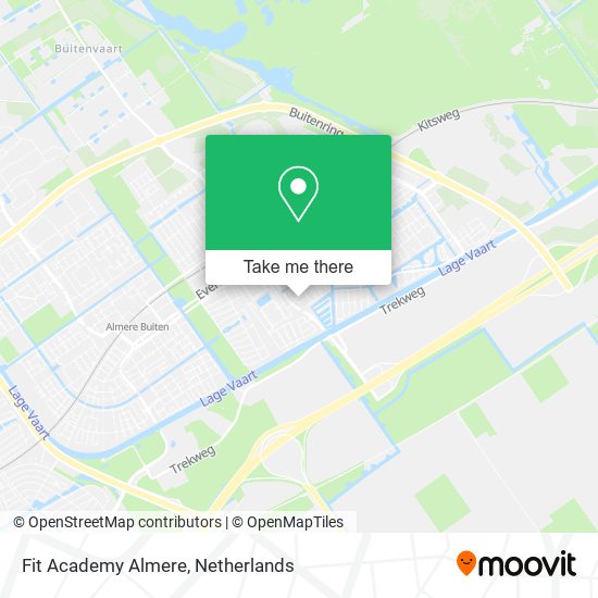 Fit Academy Almere map