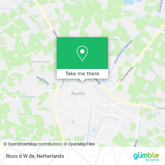 Roos d W de map