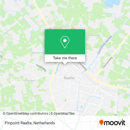 Pinpoint Raalte map