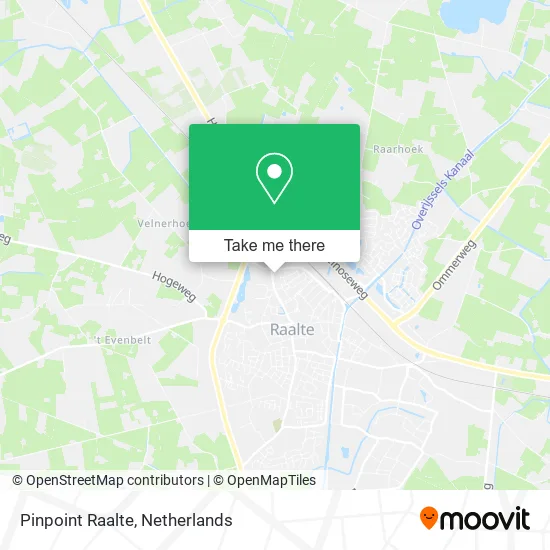 Pinpoint Raalte map