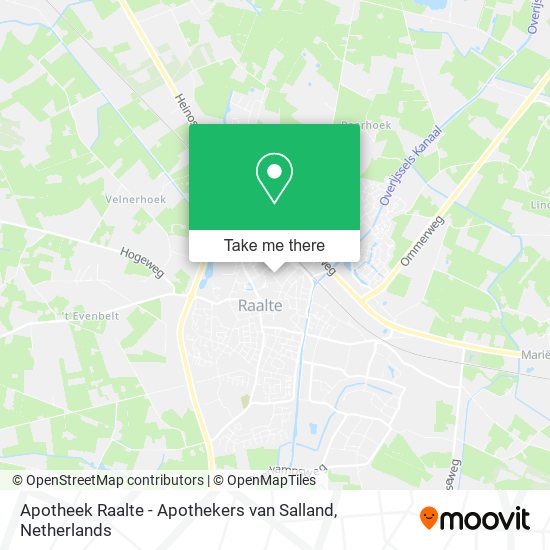 Apotheek Raalte - Apothekers van Salland map