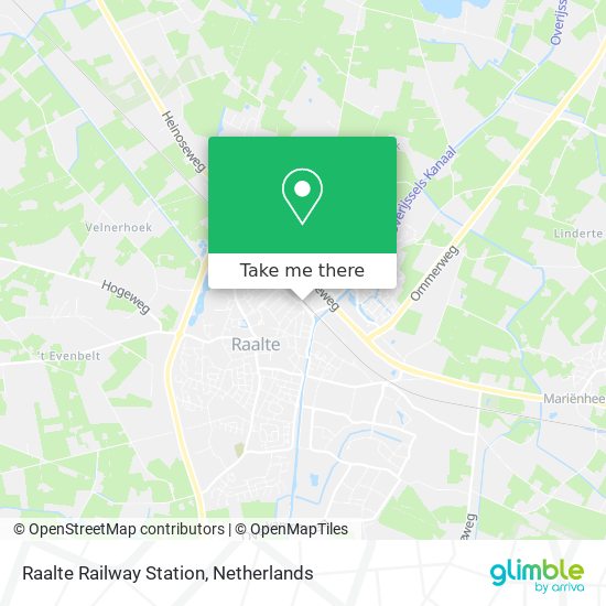 Raalte Railway Station map