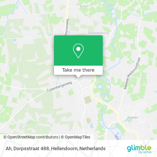 Ah, Dorpsstraat 488, Hellendoorn Karte