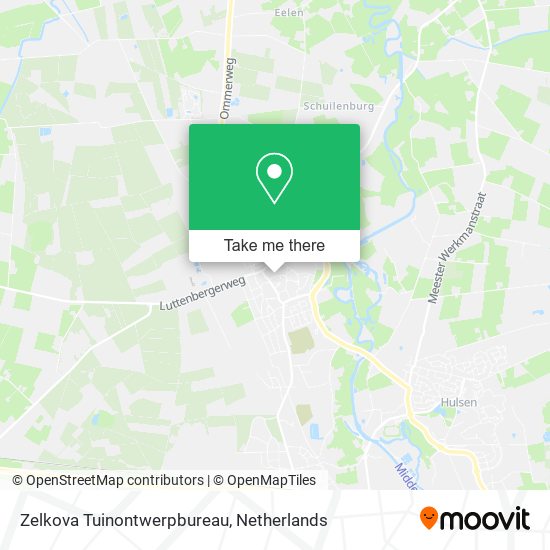 Zelkova Tuinontwerpbureau map