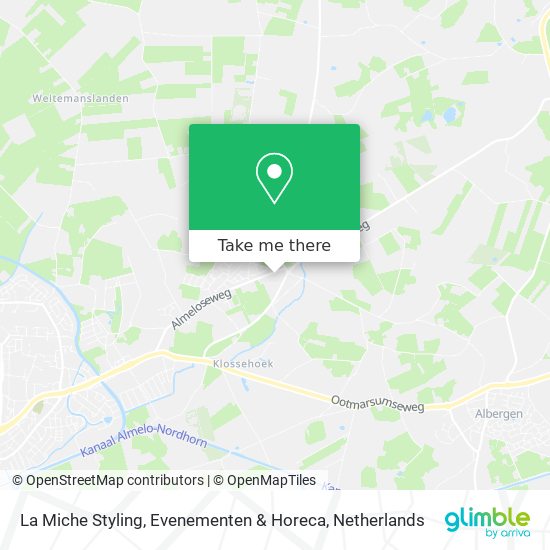 La Miche Styling, Evenementen & Horeca map