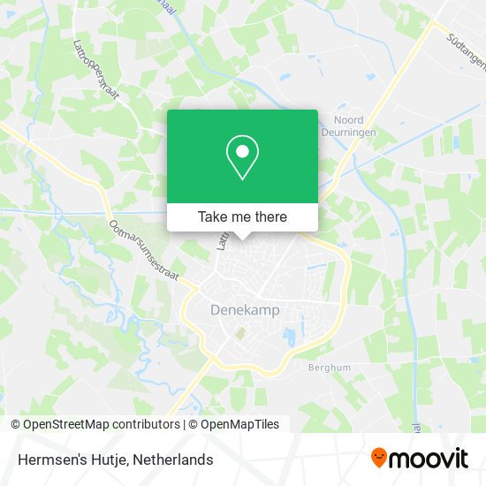 Hermsen's Hutje map