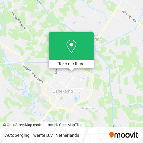Autoberging Twente B.V. Karte