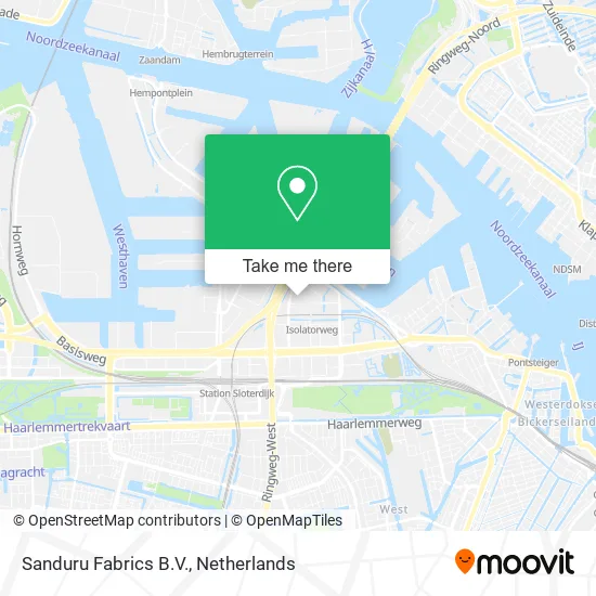 Sanduru Fabrics B.V. map