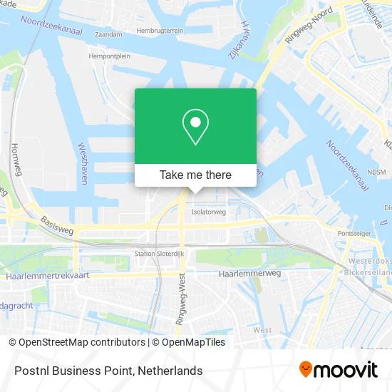 Postnl Business Point map