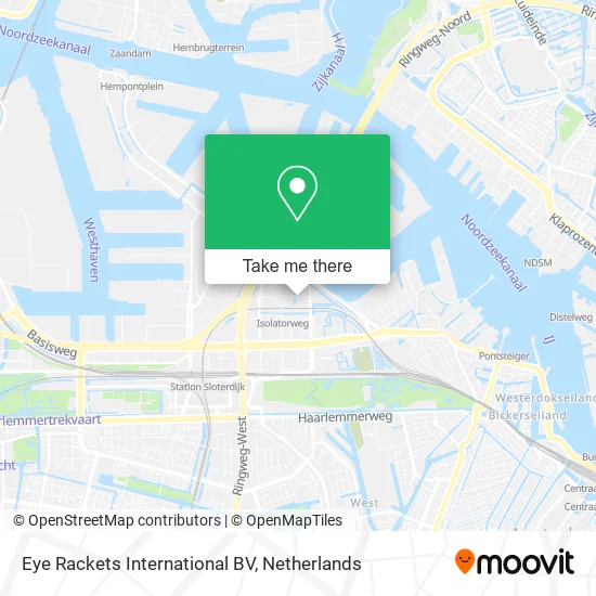 Eye Rackets International BV map