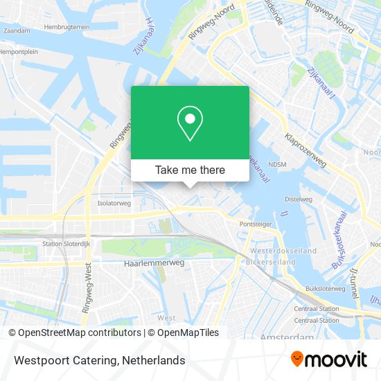 Westpoort Catering map