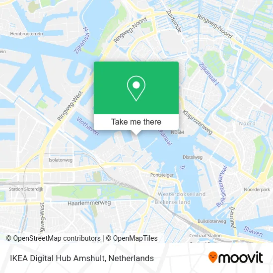 IKEA Digital Hub Amshult map