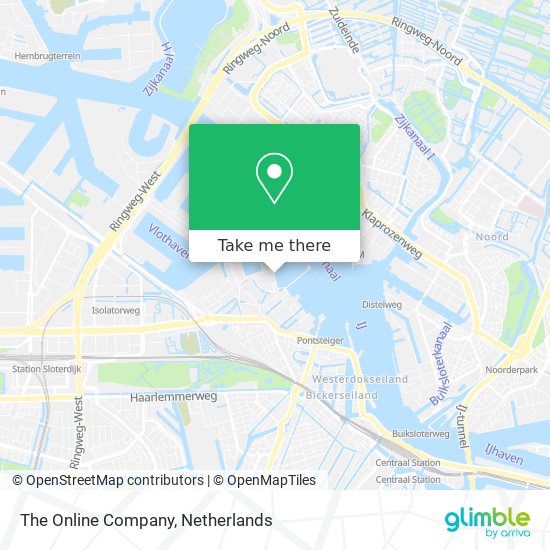 The Online Company map