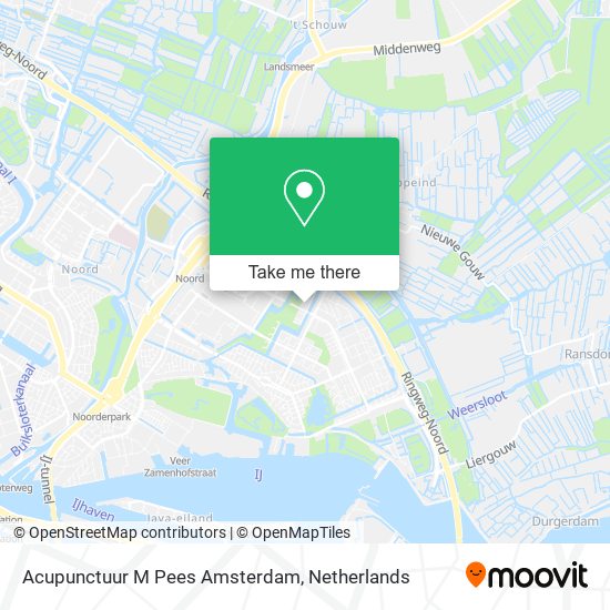 Acupunctuur M Pees Amsterdam Karte