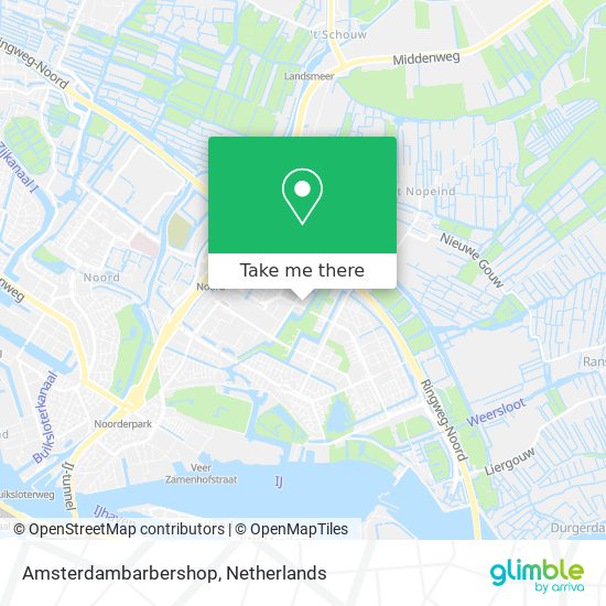 Amsterdambarbershop Karte