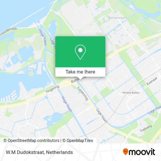 W.M Dudokstraat map