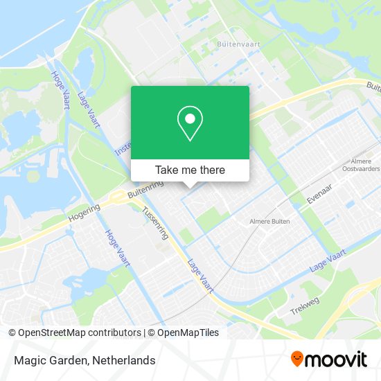 How to get Garden in Almere by Bus, Train, Light Rail or Metro?