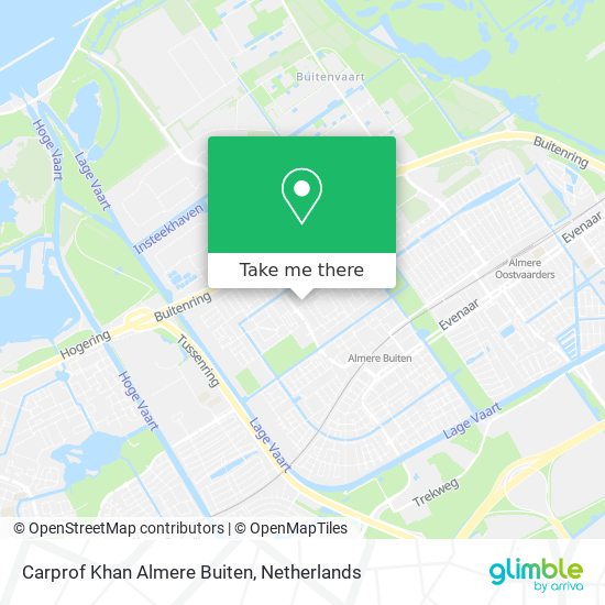 Carprof Khan Almere Buiten map