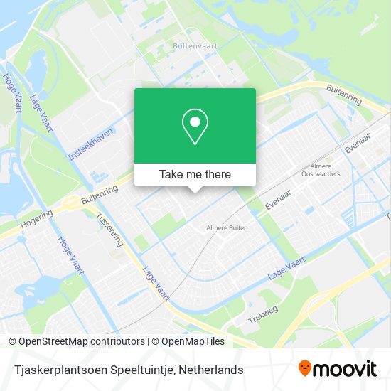 Tjaskerplantsoen Speeltuintje map