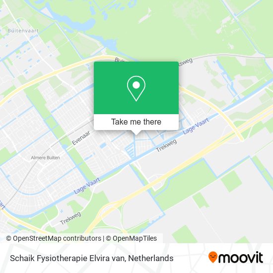 Schaik Fysiotherapie Elvira van map