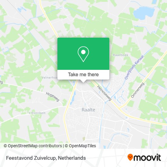 Feestavond Zuivelcup map