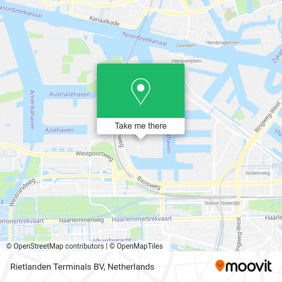Rietlanden Terminals BV Karte