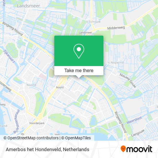 Amerbos het Hondenveld map