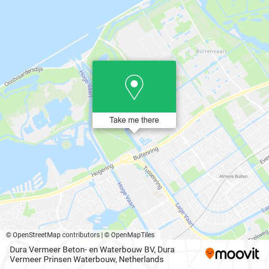 Dura Vermeer Beton- en Waterbouw BV, Dura Vermeer Prinsen Waterbouw map